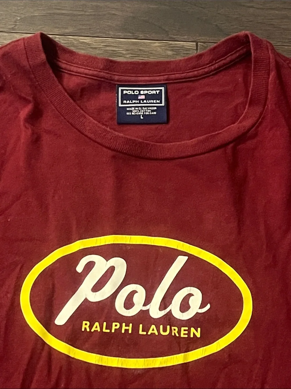 Polo Sport Ralph Lauren Vintage T Shirt Mens Size Large